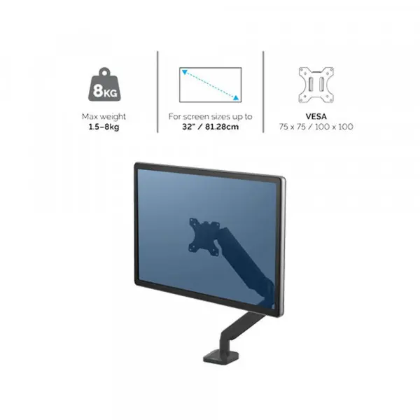 Nosač monitora Fellowes Platinum series Single beli 8056201