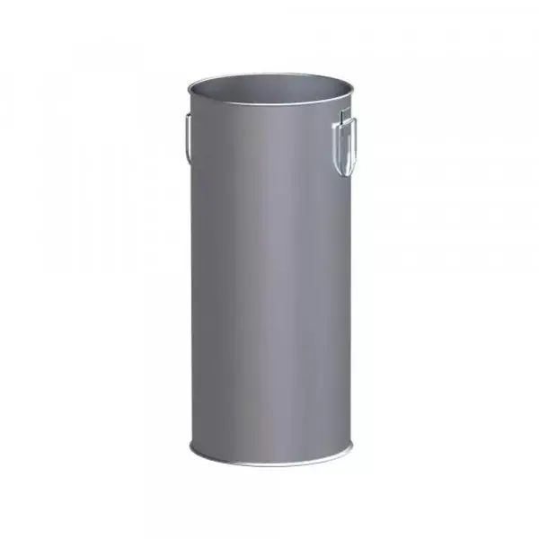Kanta + pepeljara ALDA D630 inox 20cmx61cm