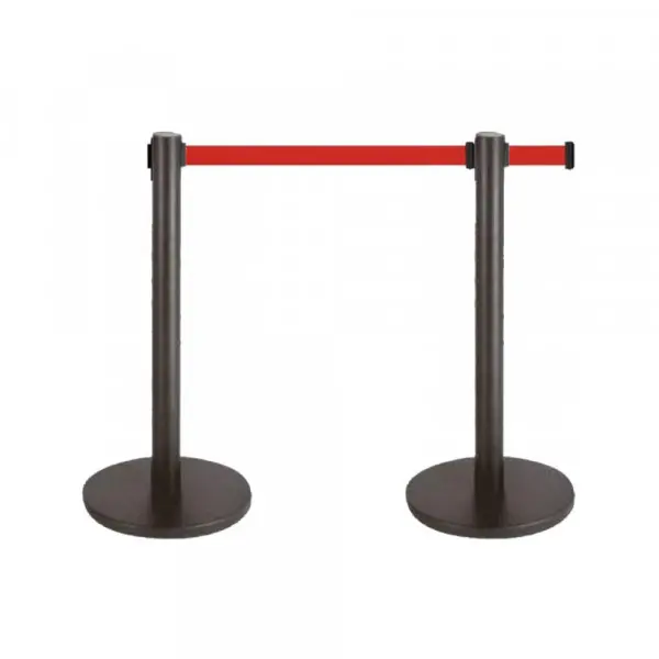 Stub barijera AM 7570 crni, 90cm sa trakom 2,5m