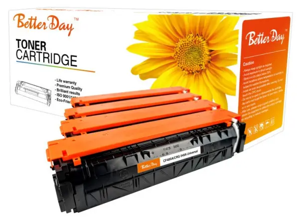 Toner BetterDay 201A (CF400A) CRG045A K M252  zam. kaseta za HP Black 1.7k