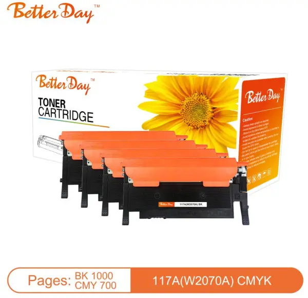 Toner BetterDay W2072A, 117A, 150/178/179 HP Yellow  zam. kaseta za HP 0.7k