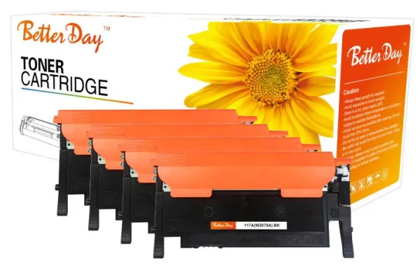 Toner BetterDay W2072A, 117A, 150/178/179 HP Yellow  zam. kaseta za HP 0.7k