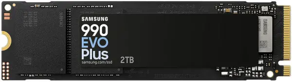 M.2 NVMe 2TB, 2280, Gen PCIe 4.0x4/5.0x2, 990 EVO Plus, Read up to 7250 MB/s, Write up to 6300 MB/s (single sided) ( MZ-V9S2T0BW ) 