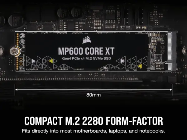 SSD CORSAIR MP600 CORE XT 2TBNVMe M.2Gen4 PCIe x4crna' ( 'F2000GBMP600CXTR2' ) 