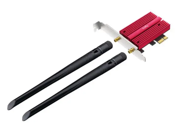 Cudy WE3000S 2.0v AX5400 Wi-Fi 6E Bluetooth 5.3 PCI-E Adapter