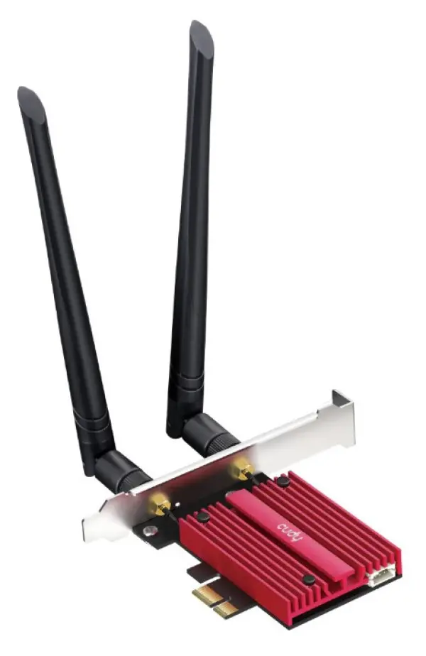 Cudy WE3000S 2.0v AX5400 Wi-Fi 6E Bluetooth 5.3 PCI-E Adapter