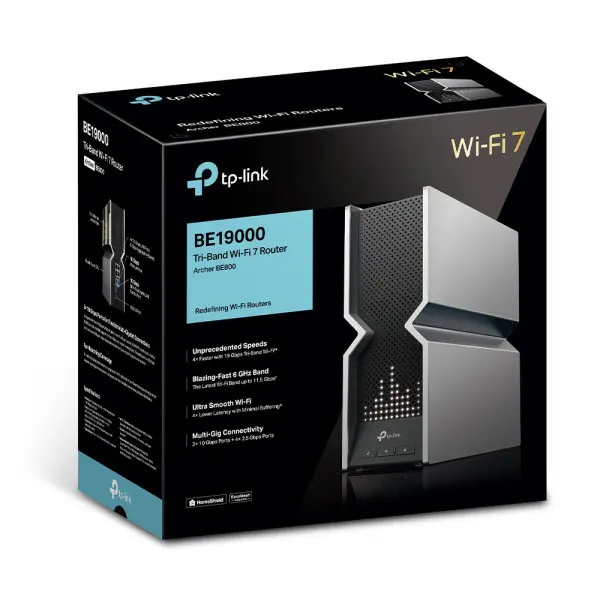 LAN Router TP-Link BE800 WIFi711520Mbps1x10G WAN4x2.5G LAN1xSFP combo