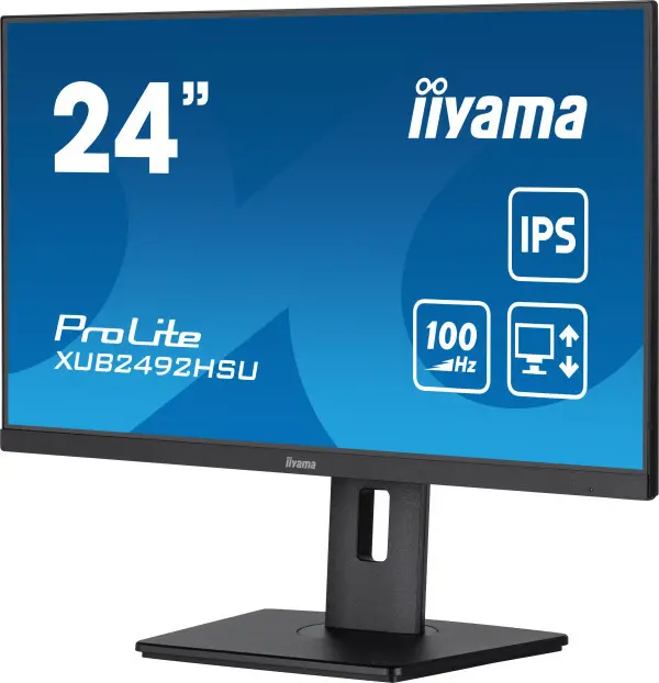 Monitor 24'' Iiyama XUB2492HSU-B6 IPS 1920x1080100Hz0.4msHDMIDPUSBpivotzvu
