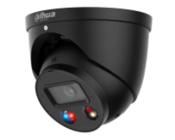 DAHUA IPC-HDW3549H-AS-PV-0280B-S5-BLACK 5MP Smart Dual Illumination Active Deterrence Fixed-focal Eyeball WizSense Network Camera crna 