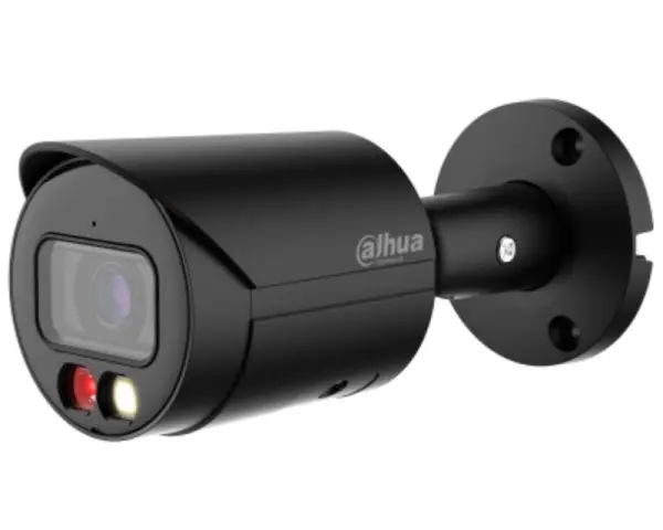 DAHUA IPC-HFW2449S-S-IL-0280B-BLACK 4MP Smart Dual Light Fixed-focal Bullet WizSense Network kamera crna 