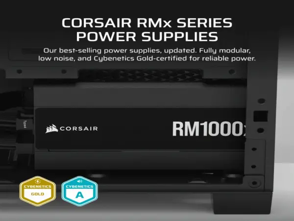 Napajanje CORSAIR RMX RM1000x 1000WmodularnoATX 3.1GOLDcrna (EU)' ( 'CP-9020271-EU' ) 