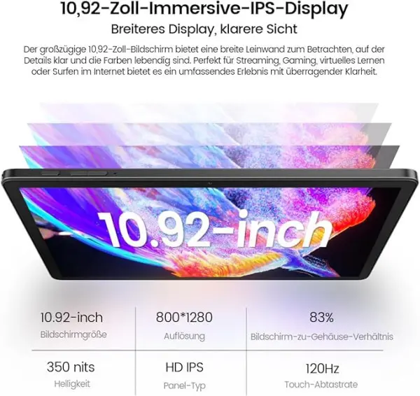 Tablet OSCAL Pad 90 LTE 10.92 HD+IPST606 OC8GB128GB7700mAh8+13MPAndroid