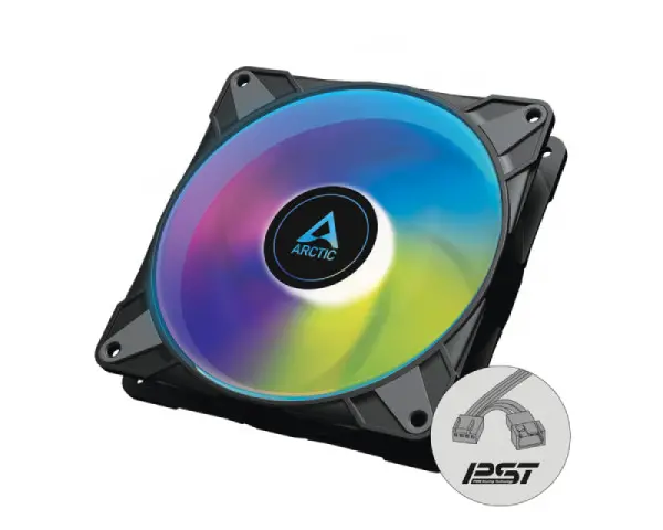 Ventilator Arctic P14 PWM PST A-RGB (Black) 0dB, 14cm, 4 pin, ACFAN00239A