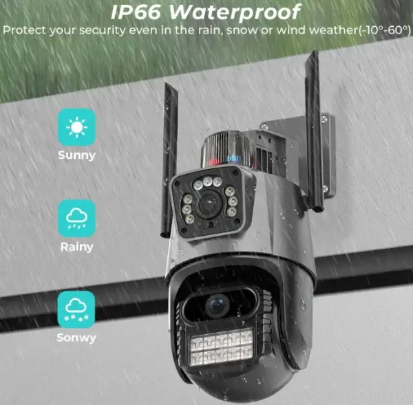 CAM-IP6MP-EP11-QQ GMB kamera 6 mpix microSD iCSee xmeye pro app Two-way voice PTZ ip66, 2.8mm+3.6mm