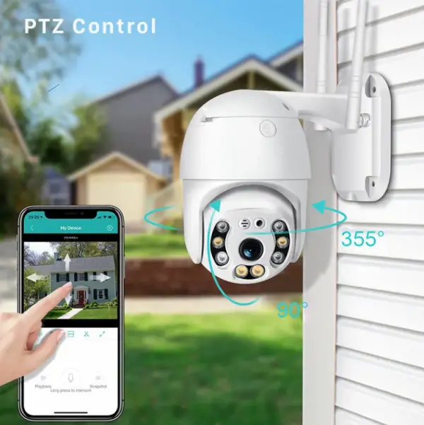 CAM-IP2MP-EP9 GMB kamera 2MP H.265 WiFi Camera, 2.5 Inch, ICSEE App, 3.6mm, RJ45, Auto Tracking