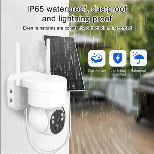 CAM-IP4MP-T13-4G GMB Solar kamera 4 mpix microSD iCSee xmeye pro app Two-way voice PTZ ip66 3.6mm