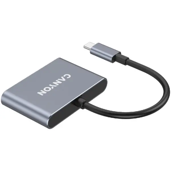 CANYON hub DS-3 3in1 USB-C Dark Grey ( CNS-TDS3 ) 