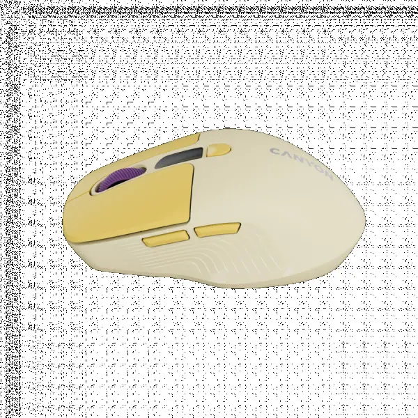 CANYON mouse MW-26 LCD Silent Dual Mode Wireless Yellow ( CNS-CMSW26Y ) 
