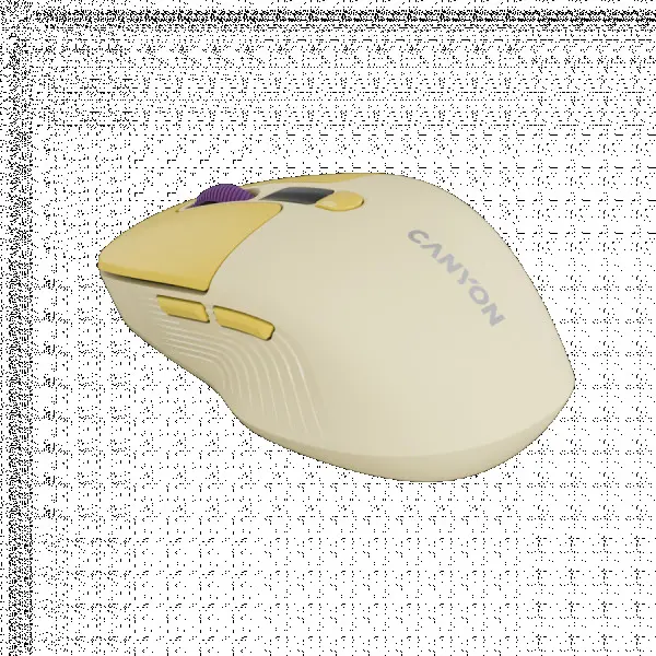 CANYON mouse MW-26 LCD Silent Dual Mode Wireless Yellow ( CNS-CMSW26Y ) 