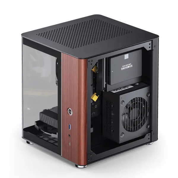 Kuciste Jonsbo TK-0 Mini-Tower, WOOD-Black