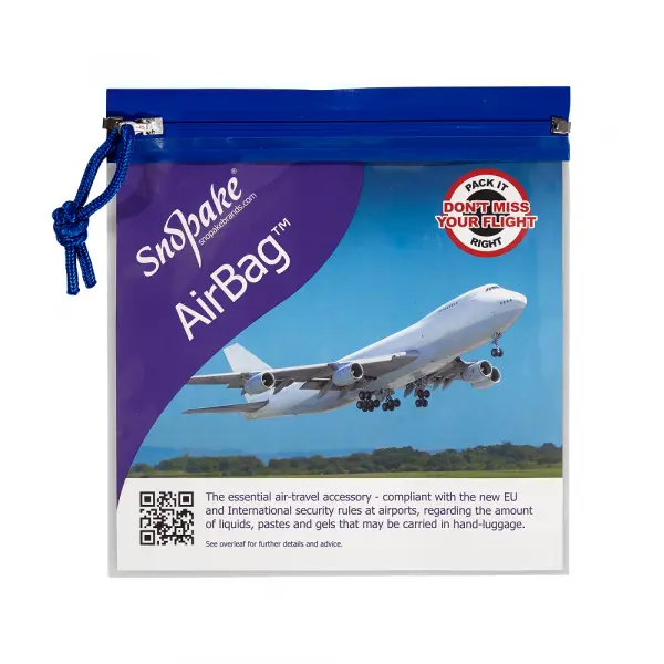 Fascikla sa zipom za avion Snopake Air Bag 20x20