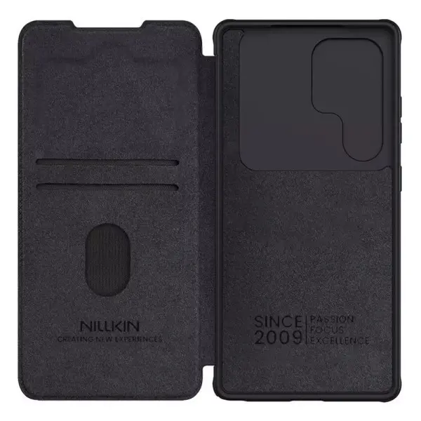 Torbica Nillkin Qin Pro Leather za Samsung S938B Galaxy S25 Ultra crna