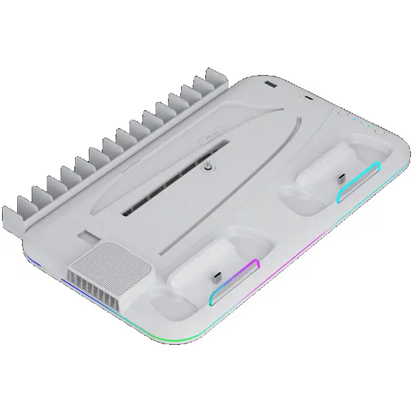 CANYON cooling stand CS-51 RGB PS5 SlimDE Charge White ( CND-CSPS5W-1 ) 
