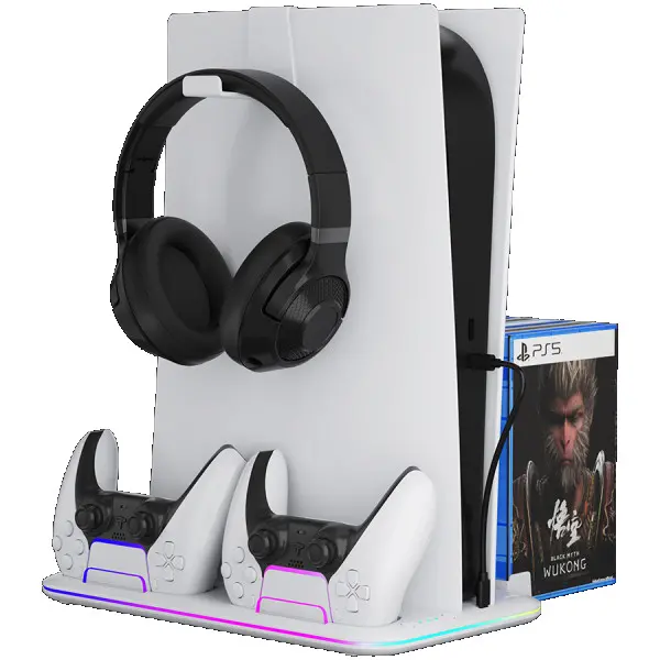 CANYON cooling stand CS-51 RGB PS5 SlimDE Charge White ( CND-CSPS5W-1 ) 