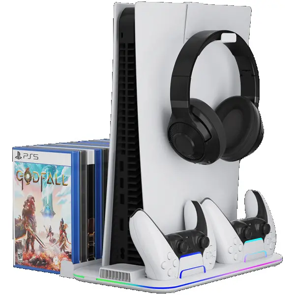 CANYON cooling stand CS-51 RGB PS5 SlimDE Charge White ( CND-CSPS5W-1 ) 