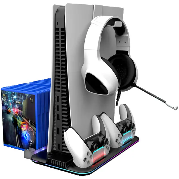 CANYON cooling stand CS-51 RGB PS5 SlimDE Charge Black ( CND-CSPS5B-1 ) 
