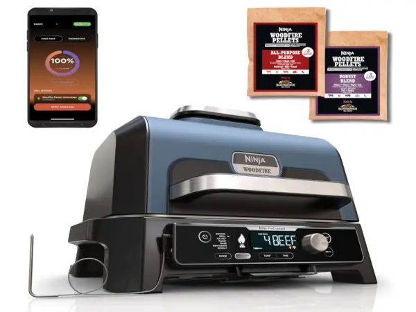Roštilj NINJA OG901EU Woodfire PRO Connect XL1700Wplava-crna' ( 'OG901EU' ) 