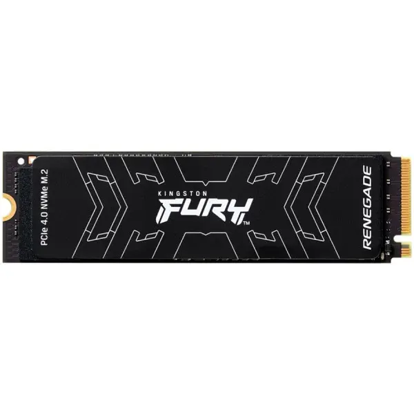 M.2 NVMe 500GB SSD, FURY Renegade, PCIe Gen 4x4, 3D TLC NAND, Read up to 7,300 MB/s, Write up to 3,900 MB/s (single sided), 2280, Includes 