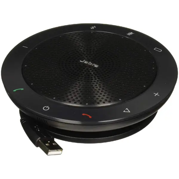 JABRA SPEAK 510 + MS Speakerphone for UC & BT plus Bundle LINK 370, USB Conference solution, 360-degree-microphone, Plug&Play, mute and vol