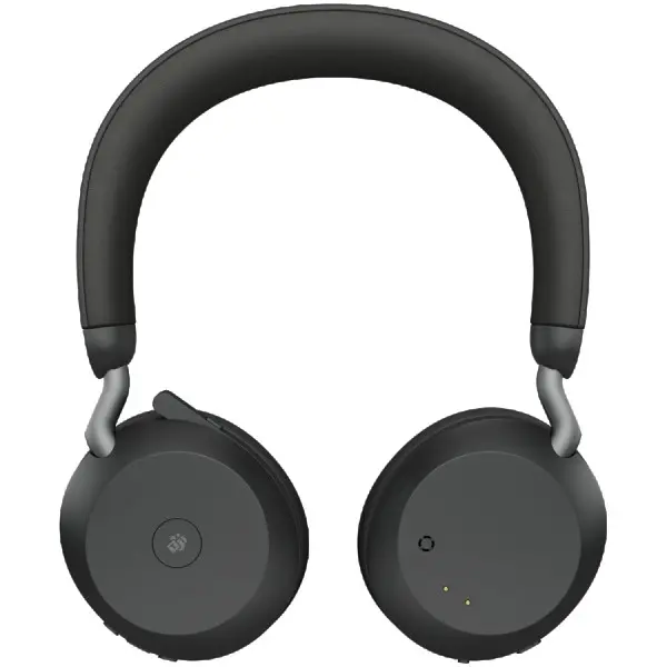 JABRA EVOLVE2 75, Link380a MS Stereo Black, EVOLVE2 75 headset Black MS, Link 380 BT adapter USB-A MS,1.2m USB-C to USB-A cable, carry pouc