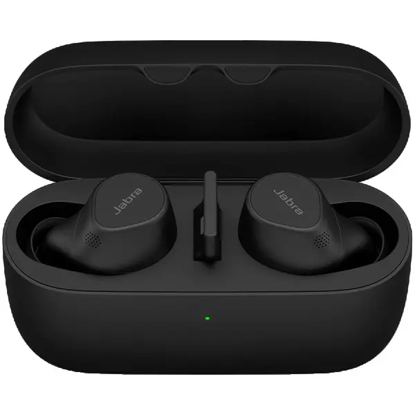 JABRA EVOLVE2 Buds UC, Cradle USB-A UC, Link 380 BT adapter USB-A UC, 30  cm USB-C to USB-A cable, Ear gels, warranty ( 20797-989-999 ) 