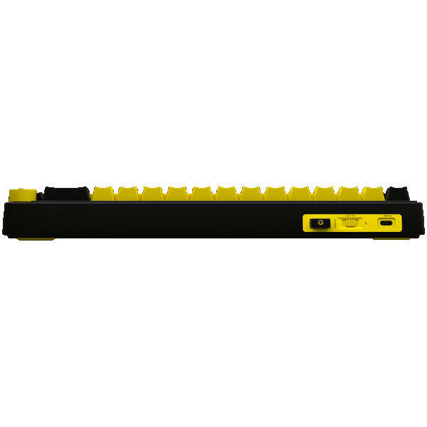 Wireless mechanical gaming keyboard Pro, 2.4 GHz, BT, RGB Backlight, 16 modes, 66 keys, 50M presses, linear Lorgar Toxic Purple switches, m