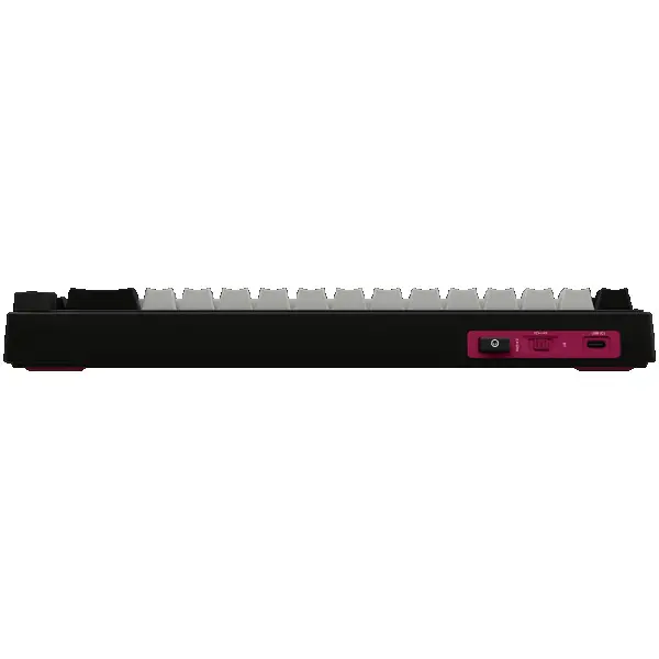 Wireless mechanical gaming keyboard Pro, 2.4 GHz, BT, RGB Backlight, 16 modes, 66 keys, 50M presses, linear Lorgar Toxic Purple switches, m (4)