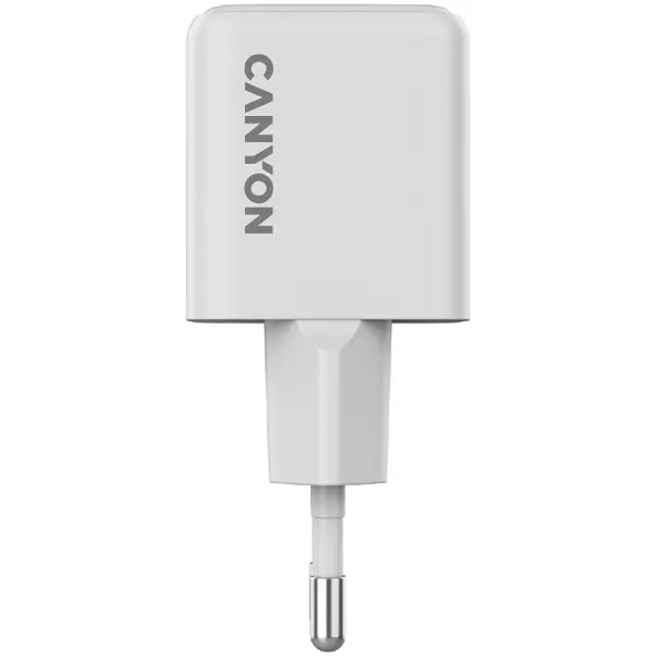 CANYON charger CU20AC GaN 20W 1xPD 1xQC EU White ( CNS-CUW20AC ) 