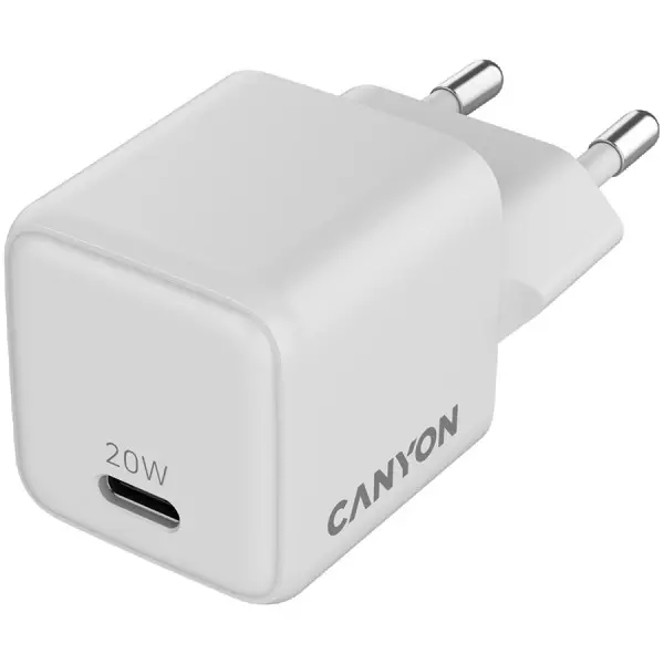 CANYON charger CU20C GaN 20W 1xPD EU White ( CNS-CUW20C ) 