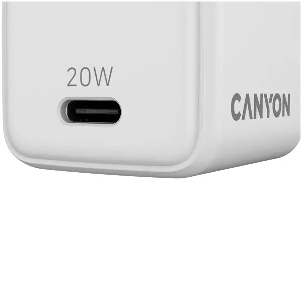 CANYON charger CU20C GaN 20W 1xPD EU White ( CNS-CUW20C ) 