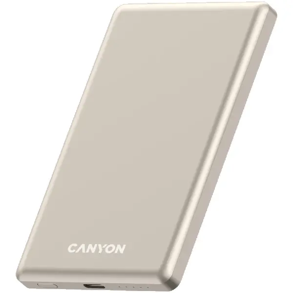 CANYON power bank OnPower 505 slim Magsafe 5000 mAh PD20W Beige ( CNS-CPB505BE ) 