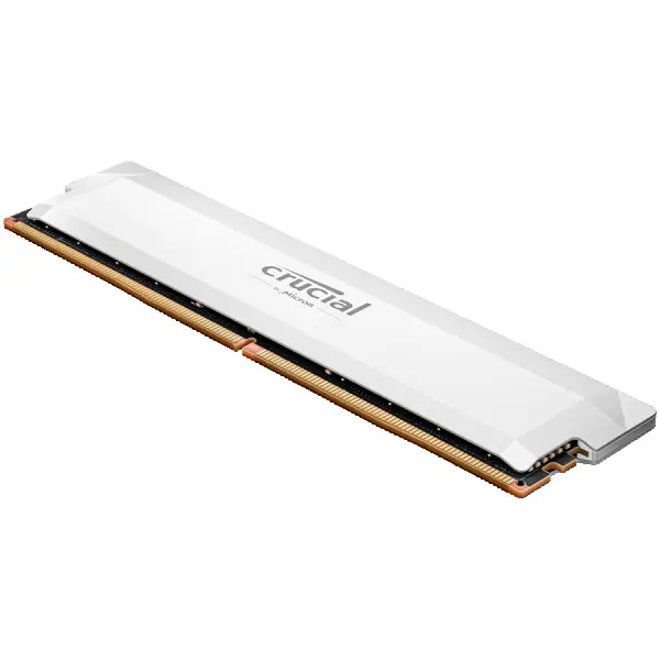 Crucial Pro OC 16GB DDR5-6400 UDIMM CL38 White ( CP16G64C38U5W ) 
