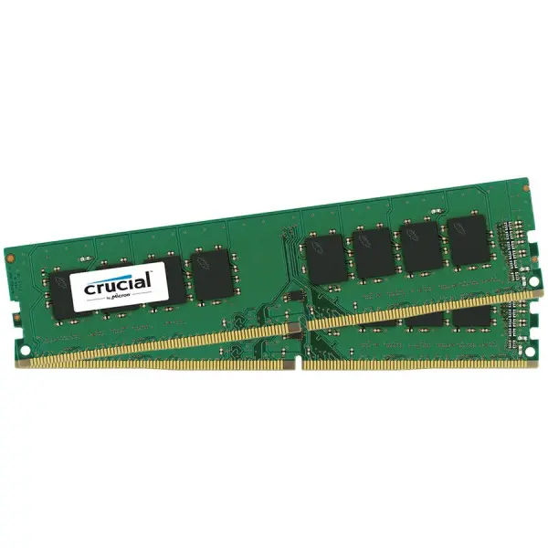 Crucial 16GB Kit (2x8GB) DDR4-2400 UDIMM CL17 (8Gbit) ( CT2K8G4DFS824A ) 