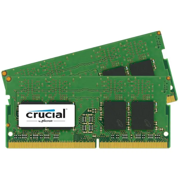Crucial 16GB Kit (2x8GB) DDR4-2400 SODIMM CL17 (8Gbit) ( CT2K8G4SFS824A ) 