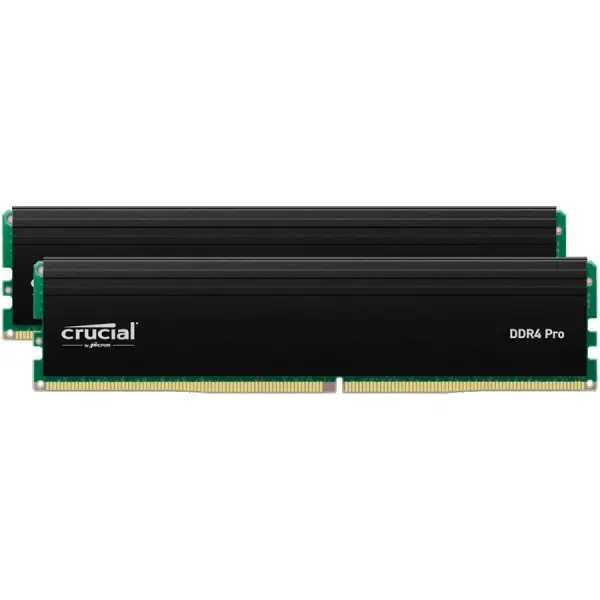 Crucial DRAM Crucial Pro OC Overclocking 32GB Kit (2X16GB) DDR5-6400 UDIMM CL38 White ( CP2K16G64C38U5W ) 