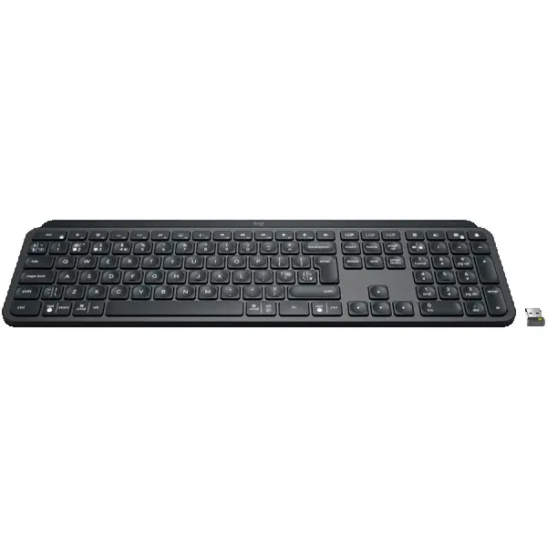 LOGITECH MX Keys Bluetooth Illuminated Keyboard - GRAPHITE- US INTL - B2B ( 920-010251 ) 