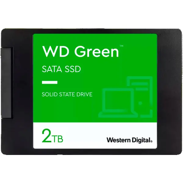 SSD WD Green (2.5, 2TB, SATA III 6 Gbs) ( WDS200T2G0A-00CMW0 ) 