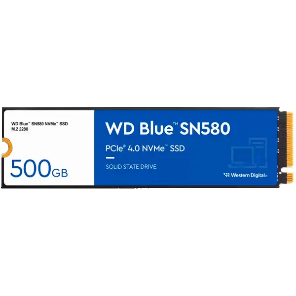 SSD WD Blue (M.2, 500GB, PCIe Gen4 NVMe 1.4b) ( WDS500G3B0E-00CHF0 ) 
