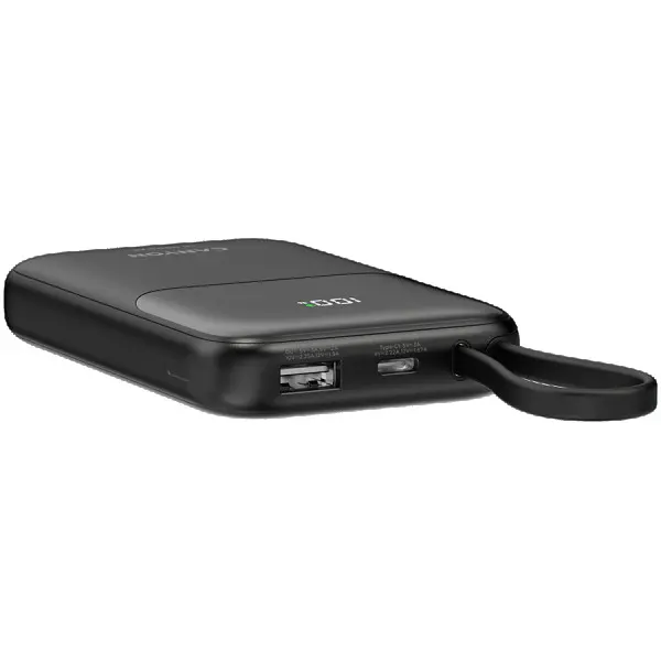 CANYON power bank OnPower 101 built-in cable 10000 mAh PD22.5W Black ( CNS-CPB101BK ) 