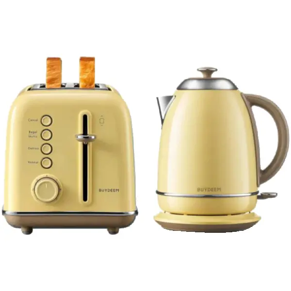 BUYDEEM 2 Slice Toaster, model DT620E, color Mellow Yellow, EU ( DT620E-MYEU ) 